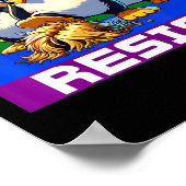 Poster Funny Resist Tariffs Protest Groovy Men Women 4th  (Coin)