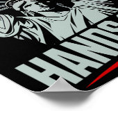 Poster Funny Résiste Handsoff Usa (Coin)