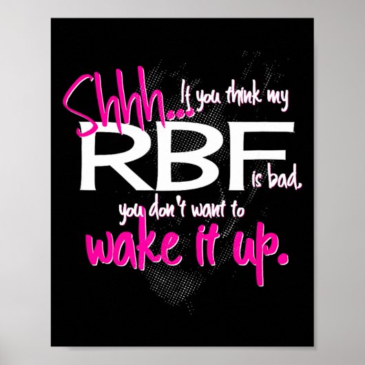 Poster Funny Resting Face Shirt Gift, Don't Wake It Up Rb (Devant)