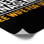 Poster Funny Retirement Design Men Dad Retiring Party (Coin)