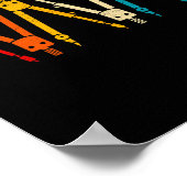 Poster Funny Retro Architect Comp Rainbow Design  (Coin)