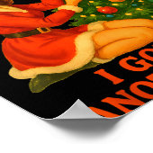 Poster Funny Retro Christmas Oops I Got Another Tree (Coin)