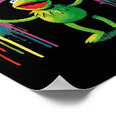 Poster Funny Retro Rainbow Frog Connection The Lovers The (Coin)