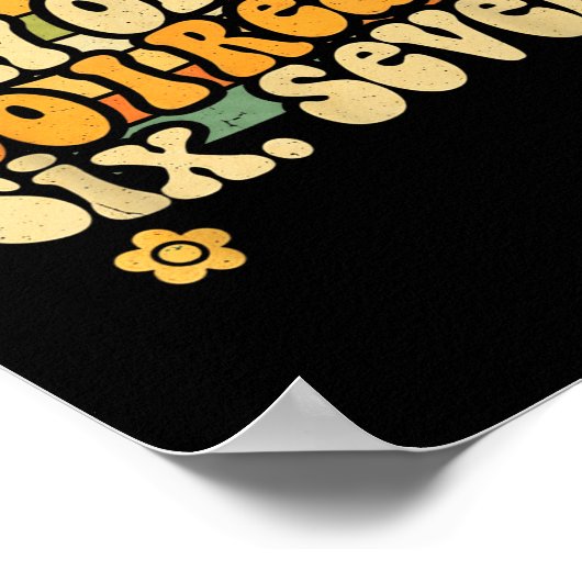 Poster Funny Retro Six Seven 6 7 Meme Teacher Studnet Rea (Coin)