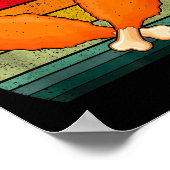 Poster Funny Retro Turkey Day Leg It's Leg Day Thanksgivi (Coin)