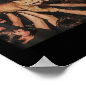 Poster Funny Rock Show Chat Mème mignonne Tabby Kitten Fo (Coin)