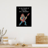 Poster Funny Rockstar (Cuisine)