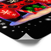 Poster Funny Rudolph Game Controller Christmas Xmas Boy K (Coin)