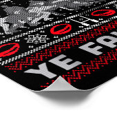 Poster Funny Rugby O Scrum All Ye Faithful Ugly Merry Chr (Coin)