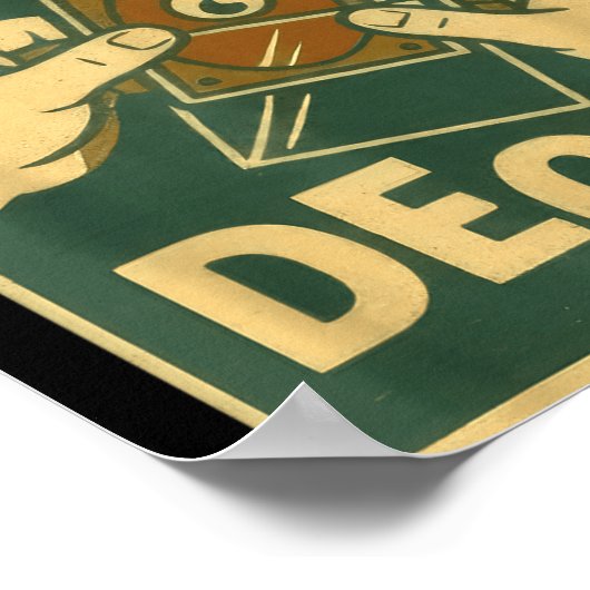 Poster Funny Safe Decks Trading Card Game Pun Humor  (Coin)