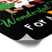 Poster Funny Santa Beer Christmas Drinking Most Wonderful (Coin)