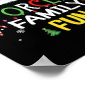 Poster Funny Santa Hat Forcé Famille Amusante Sarcastique (Coin)