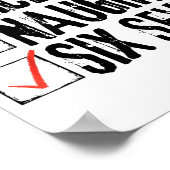 Poster Funny Santa Nice Naughty Six Seven Meme 67 Christm (Coin)