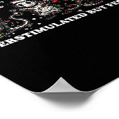 Poster Funny Santa Ossums Overstimulated But Festive Xmas (Coin)