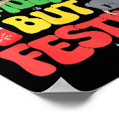 Poster Funny Santa Ossums Overstimulated But Festive Xmas (Coin)