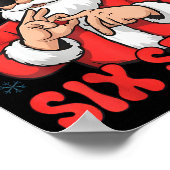 Poster Funny Santa Says Six Seven 67 Meme Christmas  (Coin)