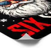 Poster Funny Santa Says Six Seven Christmas 67 Meme Xmas  (Coin)