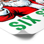 Poster Funny Santa Says Six Seven Christmas 67 Meme Xmas  (Coin)