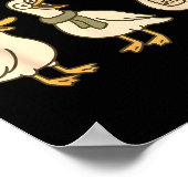 Poster Funny Santa Silly Goose 6 7 Christmas Geese Six Se (Coin)