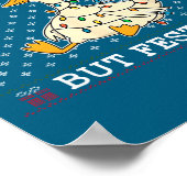 Poster Funny Santa Silly Goose Overstimulated But Festive (Coin)