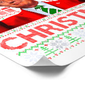 Poster Funny Santa Trump Ill Be Home For Christmas (Coin)