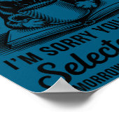 Poster Funny Sarcasm Humor Dachshund Dog I Have Selective (Coin)