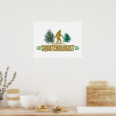 Poster Funny Sasquatch, Sasquatchin (Cuisine)