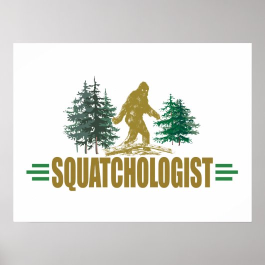 Poster Funny Sasquatch, Sasquatchin (Devant)