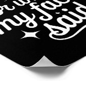 Poster Funny Saying Humor Quote Sorry For What My Face Sa (Coin)