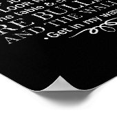 Poster Funny Saying I'm Not Clumsy Sarcastic Women Men Bo (Coin)