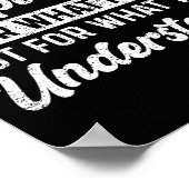 Poster Funny Saying I'm Only Resnsible For What I Say Sar (Coin)