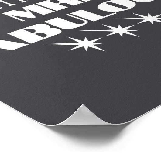 Poster Funny Saying Mr Fabulous Descriptive  (Coin)