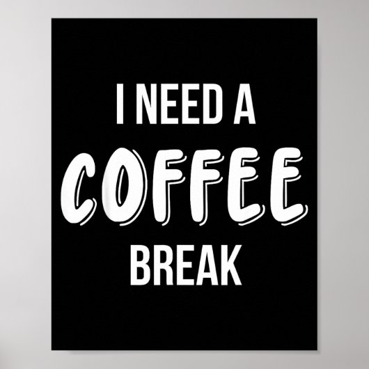 Poster Funny Saying Quote Coffee Women Coffee Lover Coffe (Devant)