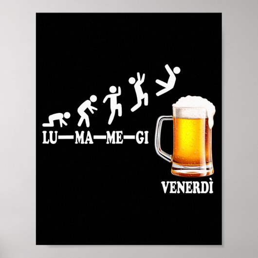 Poster Funny Sayings Week On Finally Friday Week (Devant)