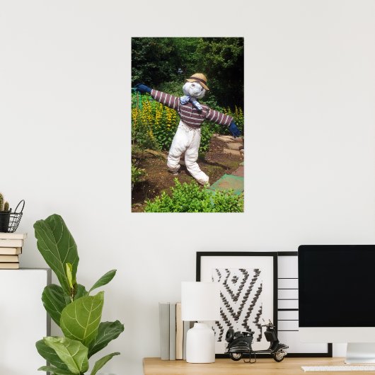 Poster Funny scarecrov (Bureau à domicile)