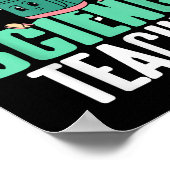 Poster Funny Science Teacher Backpack School Humor  (Coin)