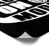 Poster Funny Science Teacher On Mode Activated With Atom  (Coin)