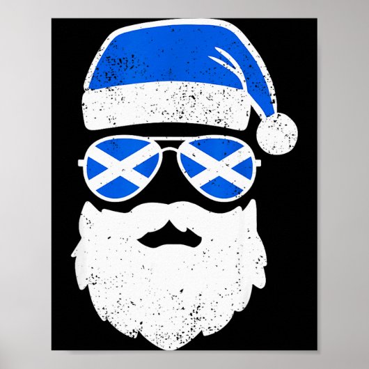 Poster Funny Scottish Christmas Pajama Funny Matching Fam (Devant)