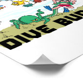 Poster Funny Scuba Dive Buddy (Coin)