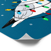 Poster Funny Seagull Bird Christmas Animal Lover  (Coin)