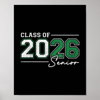 Poster Funny Senior 2026 Catégorie De 2026 Aînés Retour À