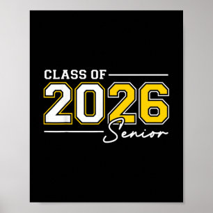 Poster Funny Senior Year 2026 Graduation Class Of 2026 Se