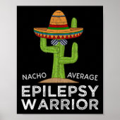 Poster Funny Sensibilisation Epilepsy Warrior (Devant)