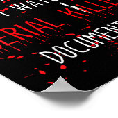 Poster Funny Serial Killer True Crime Junkie Murder Myste (Coin)