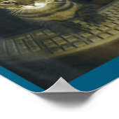 Poster Funny Serious Gamer Cat Lovers Stud Kitty Cat Meme (Coin)