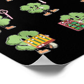 Poster Funny Shamrock Speech Therapy St Patrick's Day Slp (Coin)