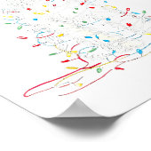 Poster Funny Sheepadoodle Christmas Graphics Dog Lights L (Coin)