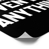 Poster Funny Shirt With Words - I Didn't Even Do Anything (Coin)