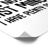 Poster Funny Shirts About Being Late Don't Rush Me Funny  (Coin)