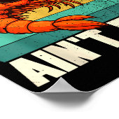 Poster Funny Shrimn' Ain't Easy Shrimp Cool Fishing Fishe (Coin)